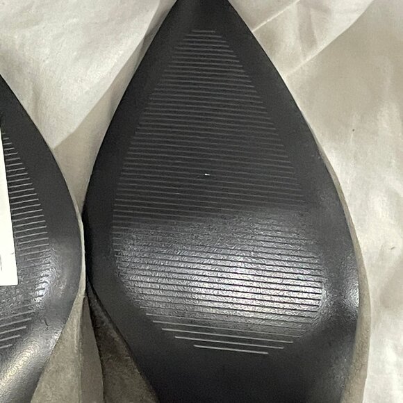 NWOB Womens Sz 8.5 Never worn Steven by Steve Madden Buena Gray 2.5" Suede Heels - Picture 9 of 14